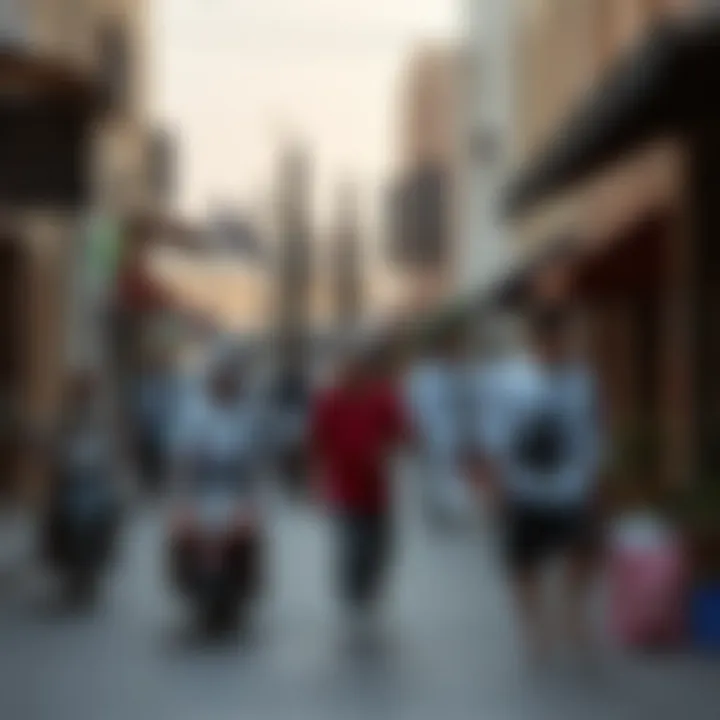 Vibrant community interactions in Al Seef