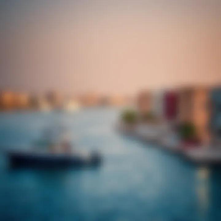 Scenic views of the waterfront in Al Seef