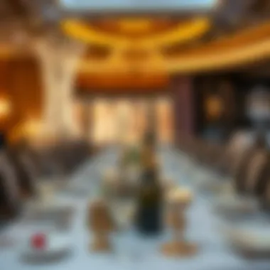 Elegant Gala Dinner for New Year’s Eve Luxurious New Year’s Eve gala dinner setting
