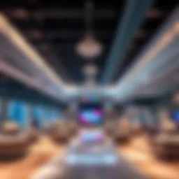 Interior view showcasing the versatile event space at Shorooq Community Center