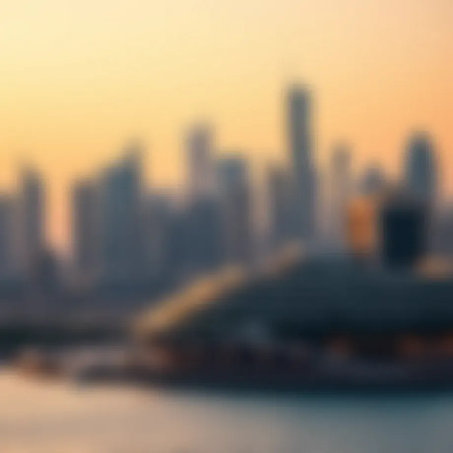 Dubai skyline showcasing luxury properties